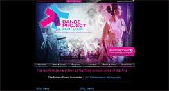 Desktop Screenshot of danceprojectstl.com
