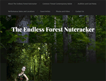 Tablet Screenshot of nutcracker.danceprojectstl.com